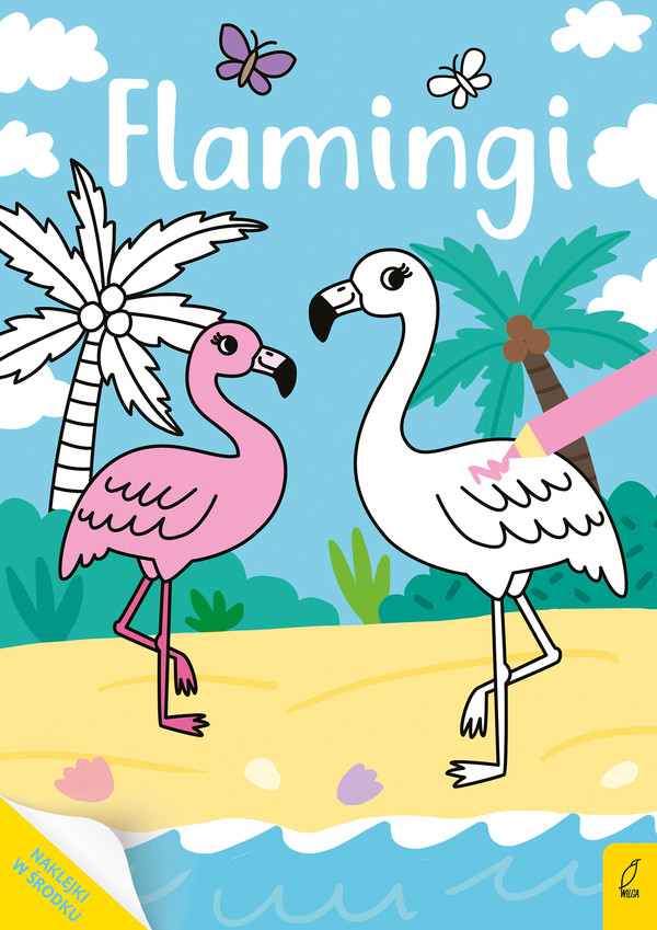 Moja kolorowanka Flamingi