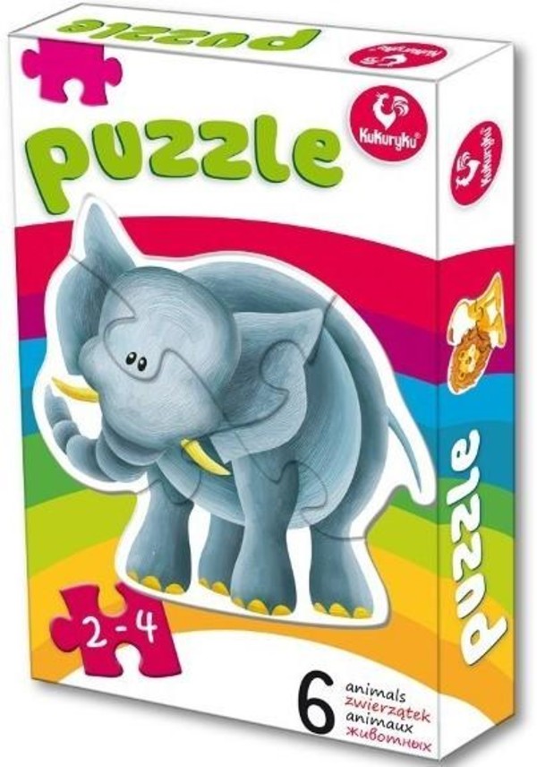 Moje pierwsze puzzle - Zwierzątka 2