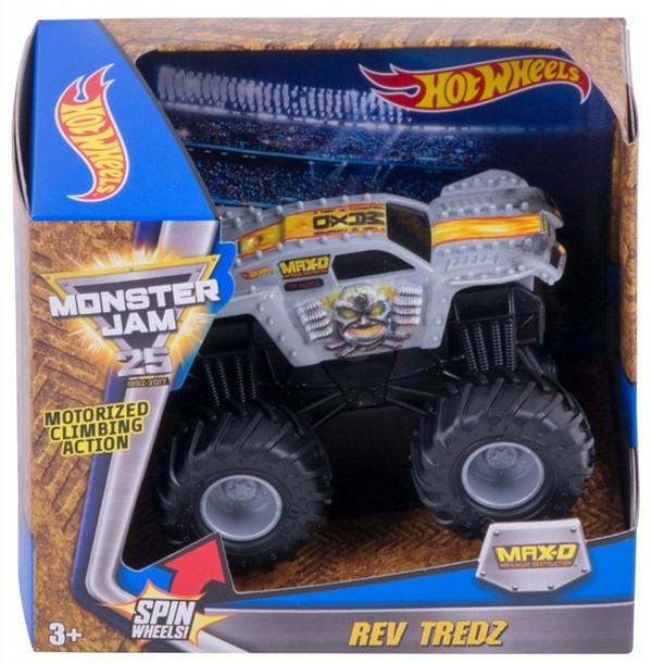 Hot Wheels Monster Jam Max-D srebrny CHV22/DXB06