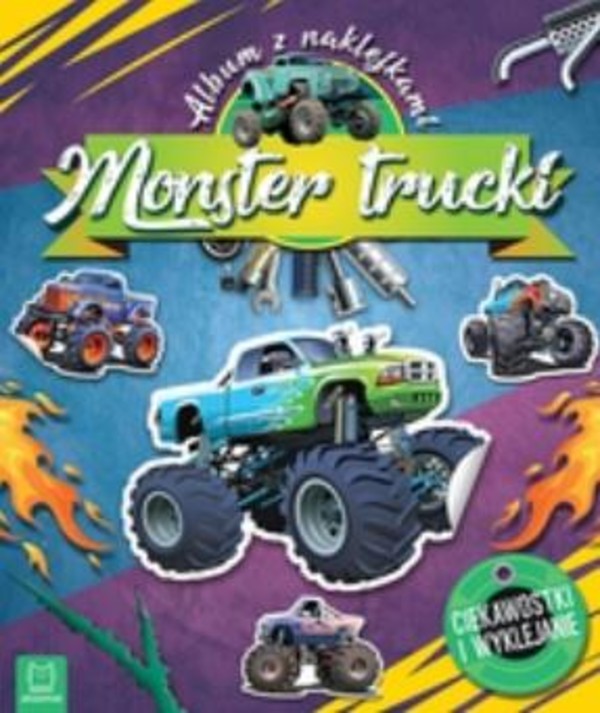 Monster Trucki Album z naklejkami Ciekawostki i wyklejanie