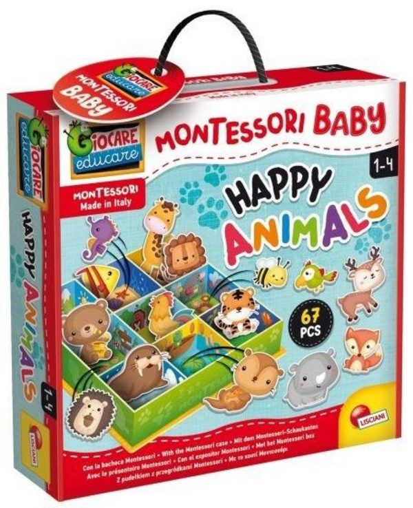 Montessori Baby - Szczęśliwe zwierzęta