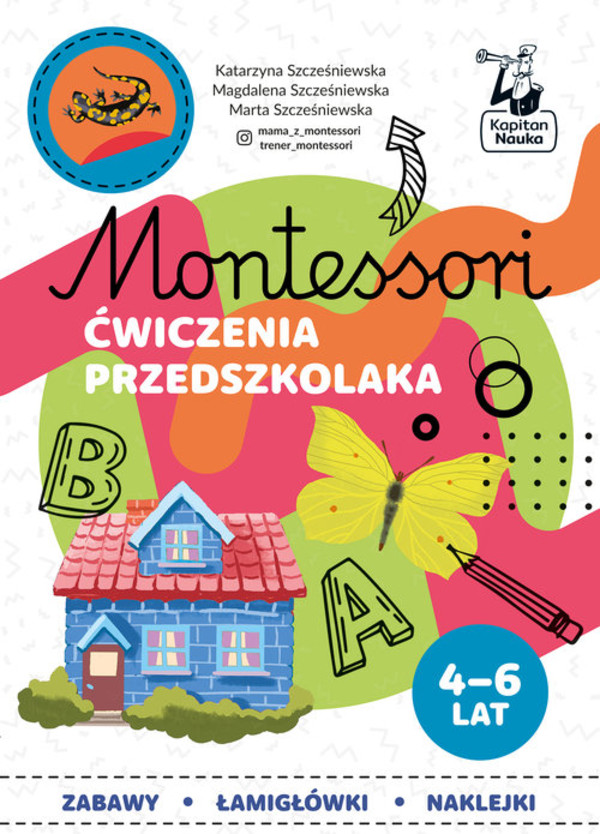 Montessori Ćwiczenia przedszkolaka 4-6 lata