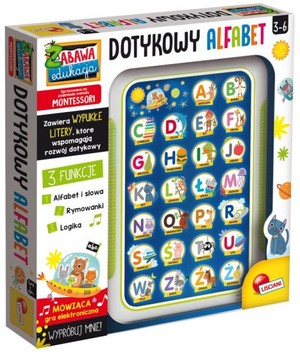 Montessori Elektroniczny dotykowy alfabet