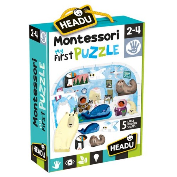 Montessori Moje Pierwsze Puzzle Biegun