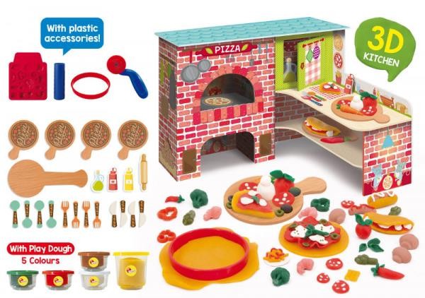 Montessori Pizza Mia z plasteliną