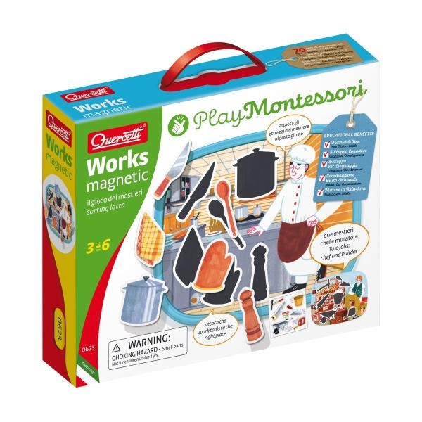 Montessori Play Układanka magnetyczna Zawody