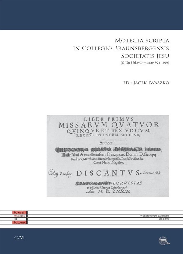 Motecta scripta in Collegio Baunsbergensis Societatis Jesu