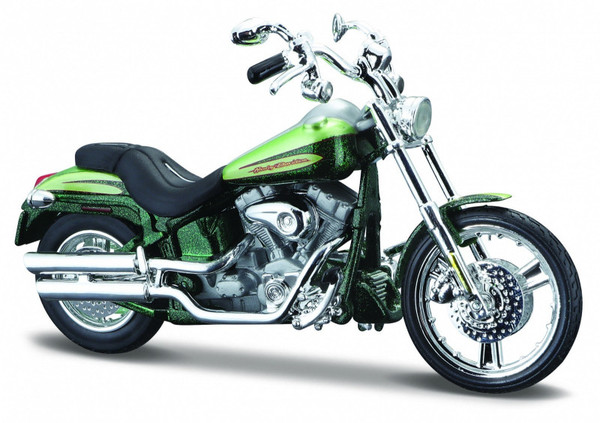 Motocykl HD 2004 FXSTDSE CVO Skala 1:18 Zielony