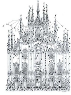 Puzzle Mrówki zwiedzają katedrę w Mediolanie 1080 elementów