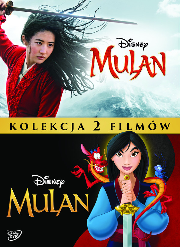 MULAN - PAKIET 2 FILMÓW (2DVD) (animowany/ fabularny)