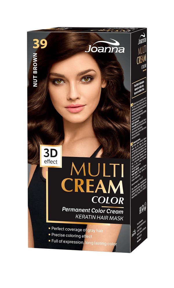 Multi Cream Color 39 Orzechowy Brąz Farba do włosów MIX stara/nowa szata graficzna