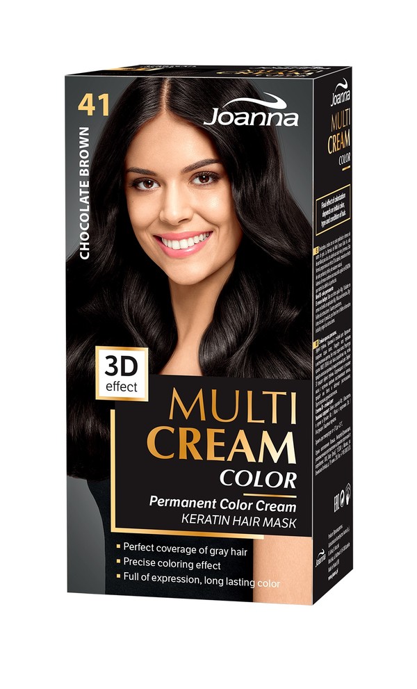 Multi Cream Color 41 Czekoladowy Brąz Farba do włosów MIX stara/nowa szata graficzna