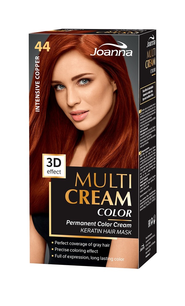 Multi Cream Color 44 Intensywna Miedź Farba do włosów MIX stara/nowa szata graficzna