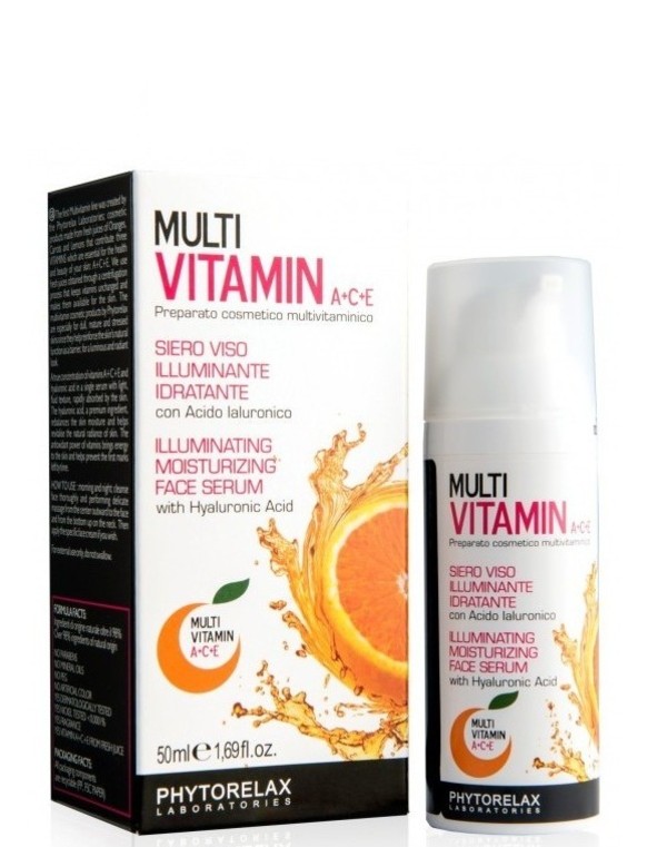 Multi Vitamin A+C+E Illuminating Moisturizing Face Serum rozświetlające serum do twarzy