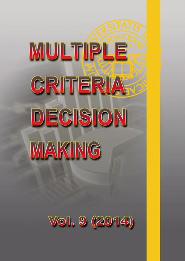 Multiple Criteria Decision Making vol.9 (2014) - pdf