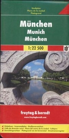 Munchen City map / Monachium Plan miasta Skala 1:22 500