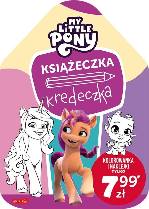 My Little Pony Nowe pokolenie Książeczka kredeczka