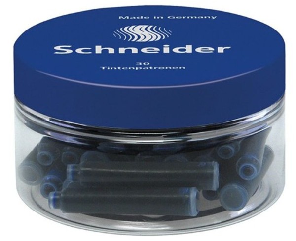 Naboje do piór Schneider plastikowy słoik 30 sztuk