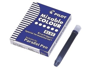 Naboje do pióra Parallel Pen Niebieski 6 sztuk (niebieski)
