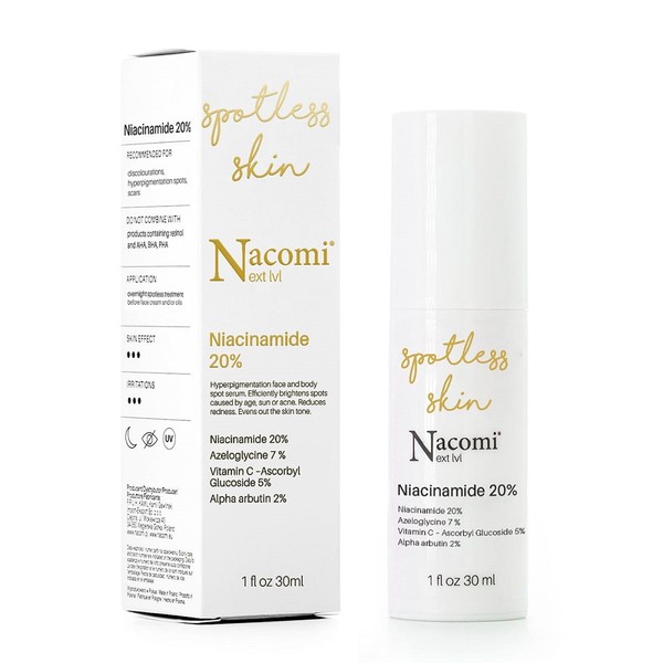 Next Level Niacynamide 20% Rozjaśniające serum do twarzy redukujące przebarwienia