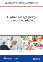 Nadzór pedagogiczny w szkole i przedszkolu zeszyt 8