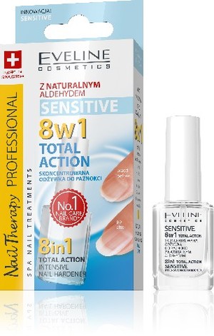 Nail Therapy Total Action 8w1 Sensitive Lakier odżywka