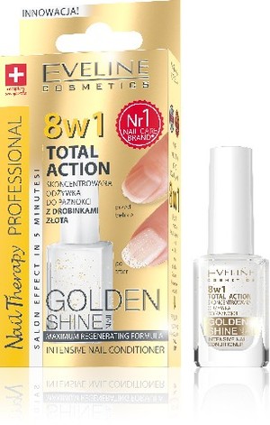 Nail Therapy Total Therapy 8w1 Golden Shine Odżywka do paznokci