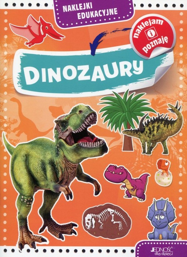 Dinozaury. Naklejki edukacyjne