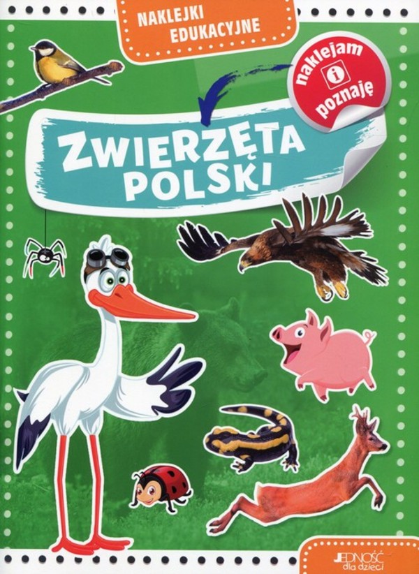 Zwierzęta Polski. Naklejki edukacyjne