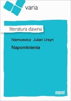 Napomknienia Literatura dawna