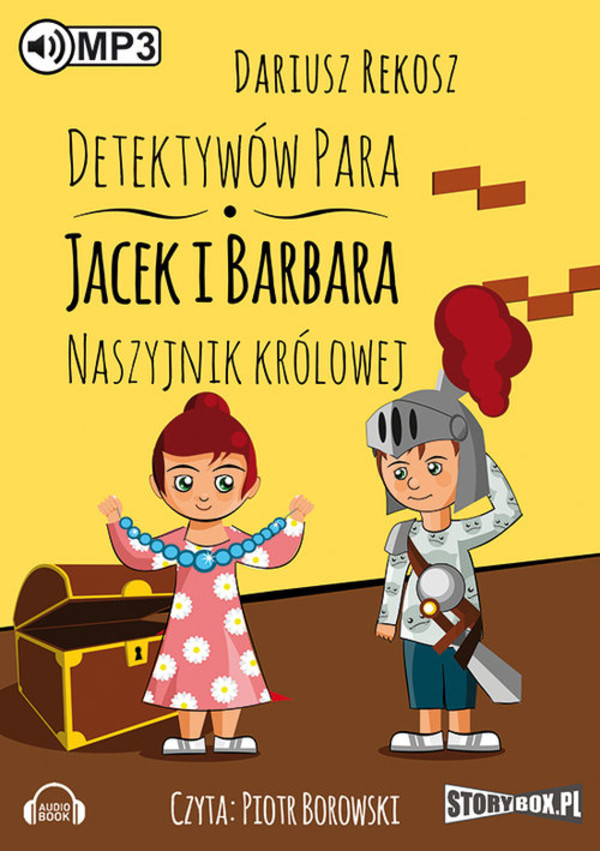 Naszyjnik królowej Detektywów para Jacek i Barbara Audiobook CD Audio