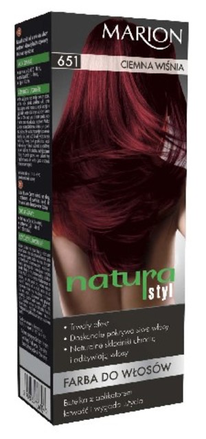 Natura Styl 651 Ciemna Wiśnia Farba do włosów