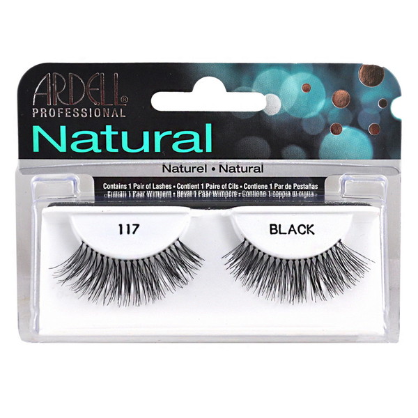 Natural 117 Black Para sztucznych rzęs