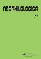 Neophilologica 2015. Vol. 27: La perception en langue et en discours - pdf