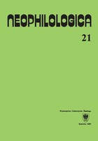 Neophilologica. Vol. 21: Études sémantico-syntaxiques des langues romanes - pdf
