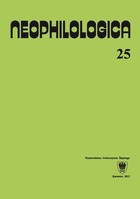 Neophilologica. Vol. 25: Études sémantico-syntaxiques des langues romanes - pdf