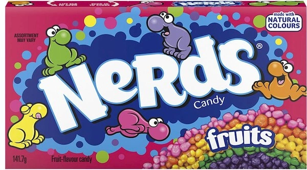 Nerds cukierki o smaku owocowym