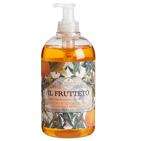 Olive and TangerineIl Frutteto Liquid Soap Naturalne mydło w płynie