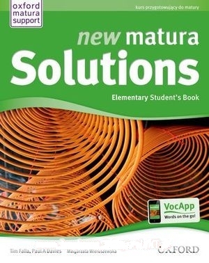 New Matura Solutions. Elementary Student`s Book Podręcznik