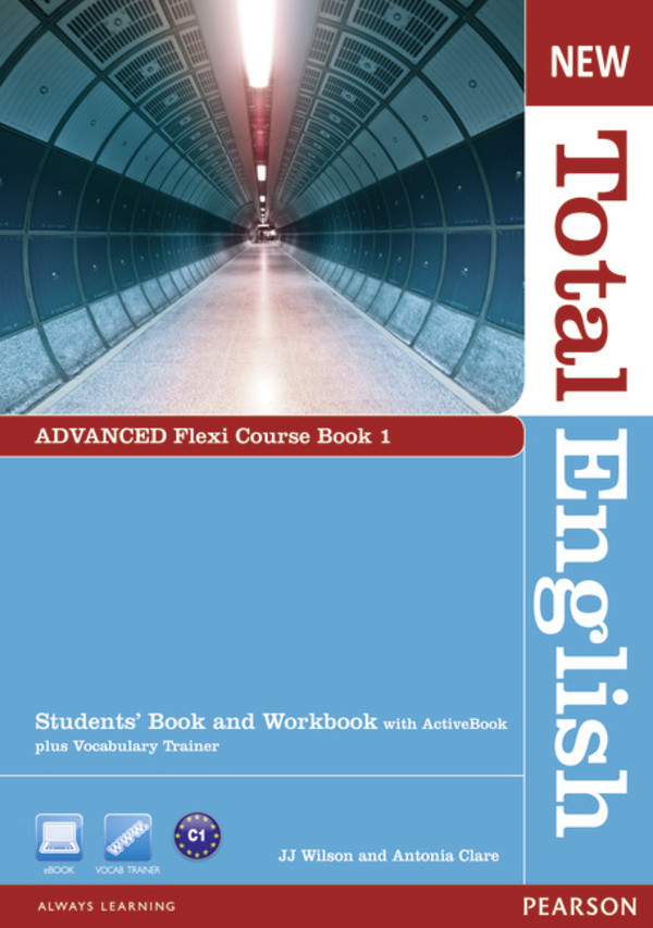 New Total English Advanced: Flexi Course Book 1. Student`s Book Podręcznik + Workbook Zeszyt ćwiczeń + DVD with ActiveBook plus Vocabulary Trainer