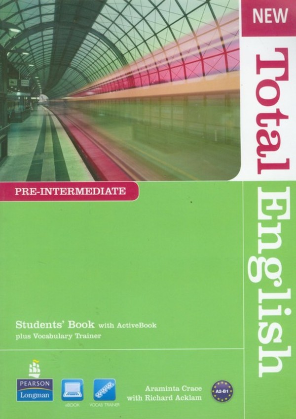 New Total English Pre-Intermediate. Student`s Book Podręcznik + DVD