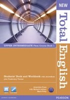 New Total English Upper-Intermediate: Flexi Course Book 1. Student`s Book Podręcznik + Workbook Zeszyt ćwiczeń + DVD with ActiveBook plus Vocabulary Trainer