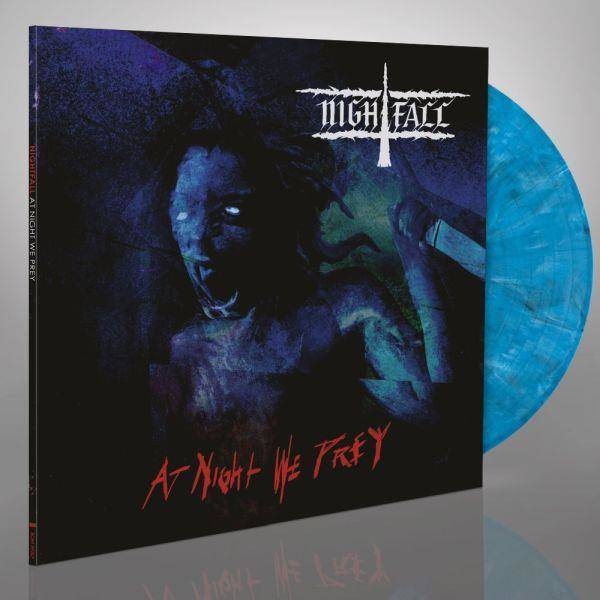 At Night We Prey Blue White (vinyl)