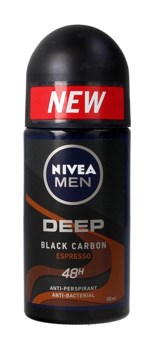 Deep Black Carbon Espresso Dezodorant roll-on