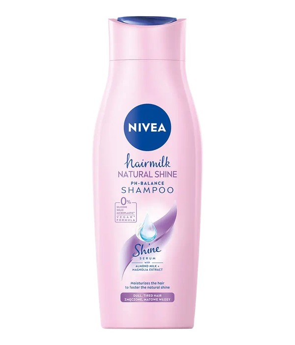 Hairmilk Natural Shine Łagodny szampon pielęgnujący do włosów matowych