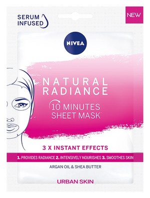 Urban Skin Maska w płacie 10-minutowa Natural Radiance