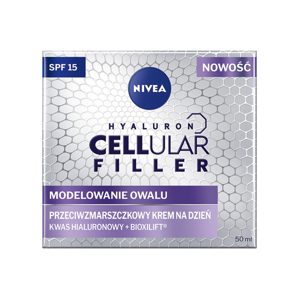 Hyaluron Cellular Filler Modelowanie Owalu SPF15 Przeciwzmarszczkowy krem na dzień