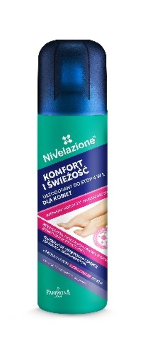 Nivelazione Komfort i świeżość Aktywny dezodorant do stóp 4 w 1