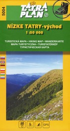 Nízke Tatry - východ Turisticka Mapa / Niżne Tatry - východ Mapa turystyczna Skala: 1:50 000