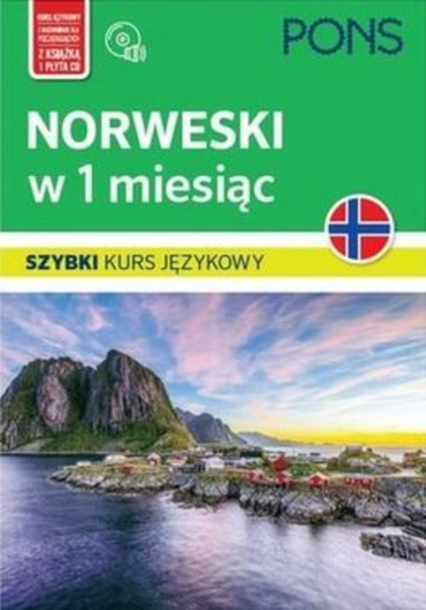 Norweski w 1 miesiąc + CD szybki kurs językowy PONS